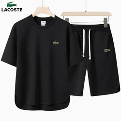 LACOSTE – Conjunto básico compuesto por camiseta y pantalones cortos