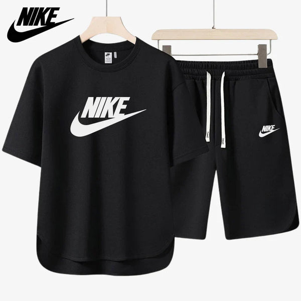 NIKE – Conjunto completo de camiseta y pantalones cortos casuales 2025