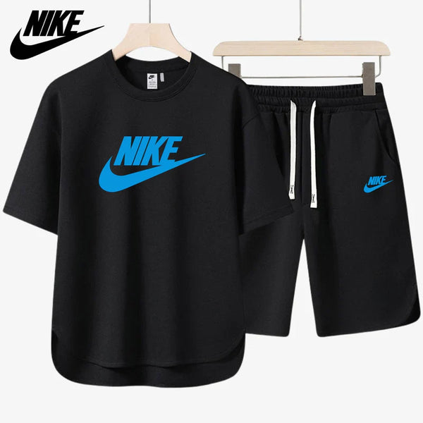 NIKE – Conjunto completo de camiseta y pantalones cortos casuales 2025